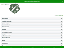 Tablet Screenshot of hubertus-schuetzen-burtscheid.de